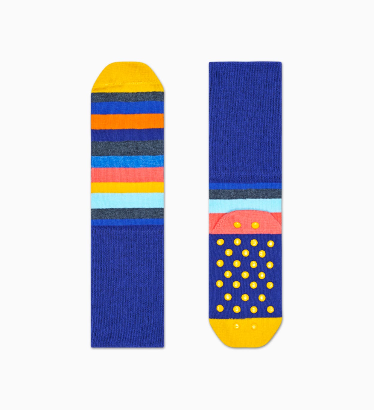 Anti-slip Socken für Kinder 2-Pack: Stripe | Happy Socks