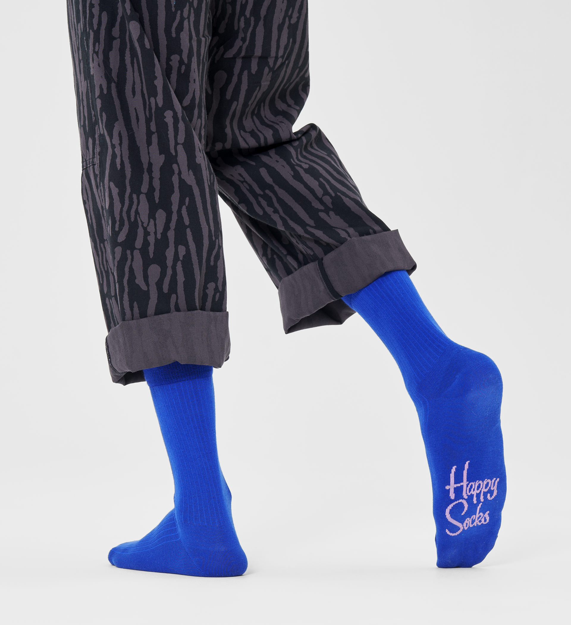 Solid Rib Sock