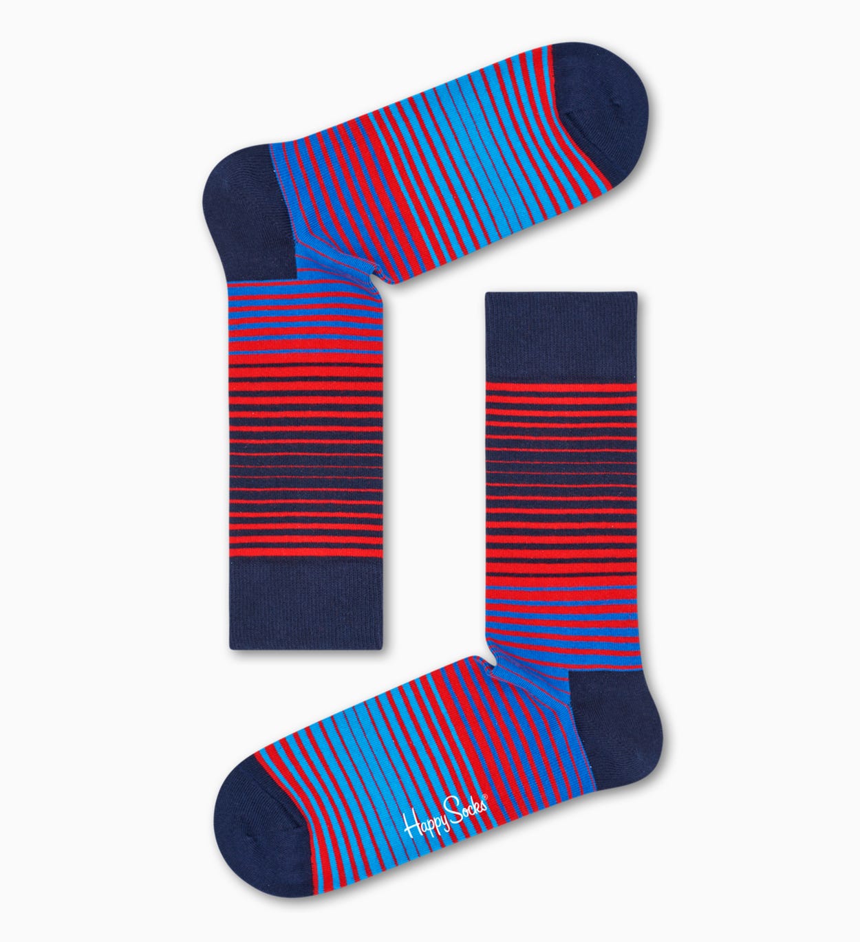 Blue red socks: Sunrise pattern | Happy Socks