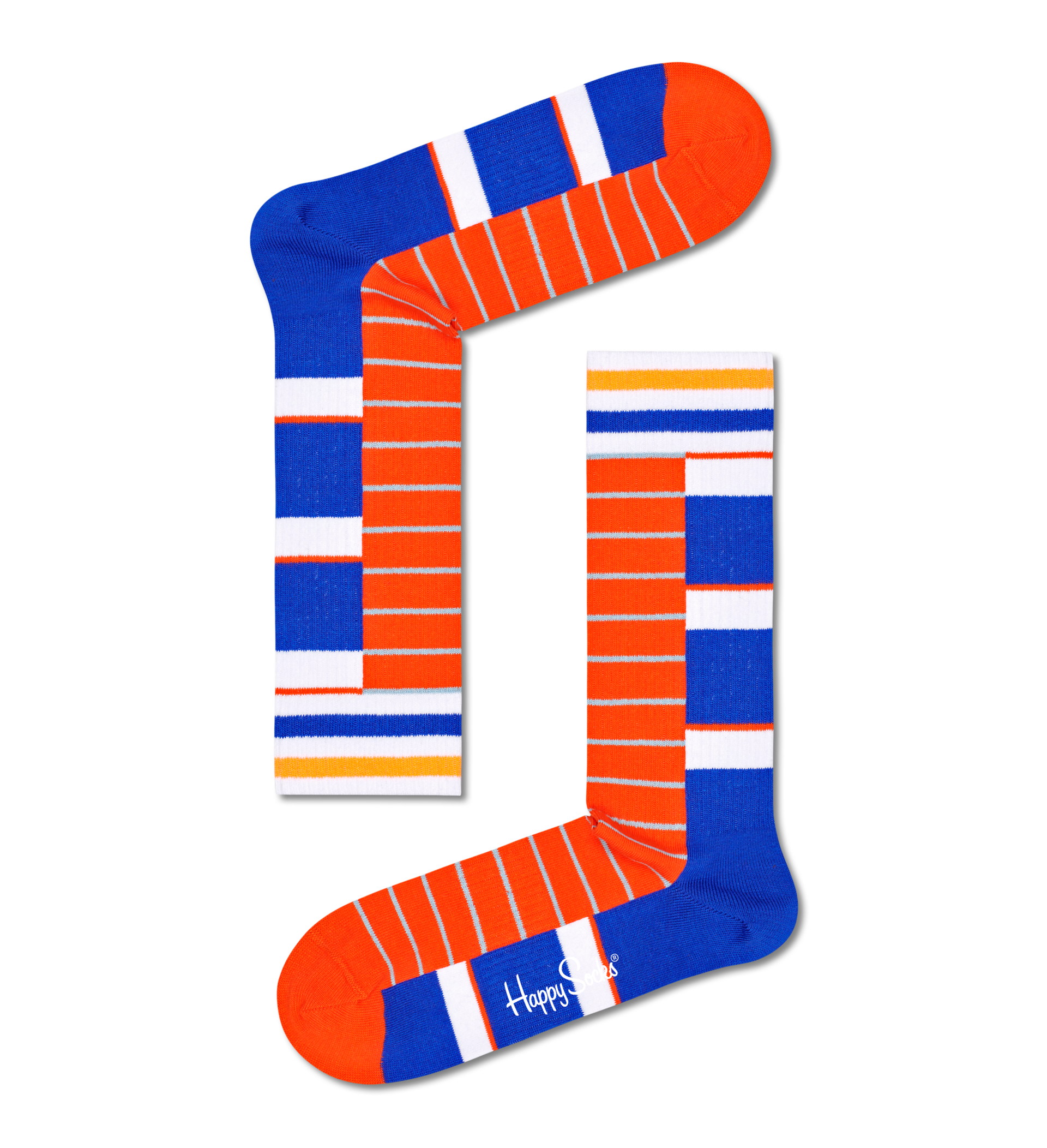 Half Half Socken, Blau | Happy Socks