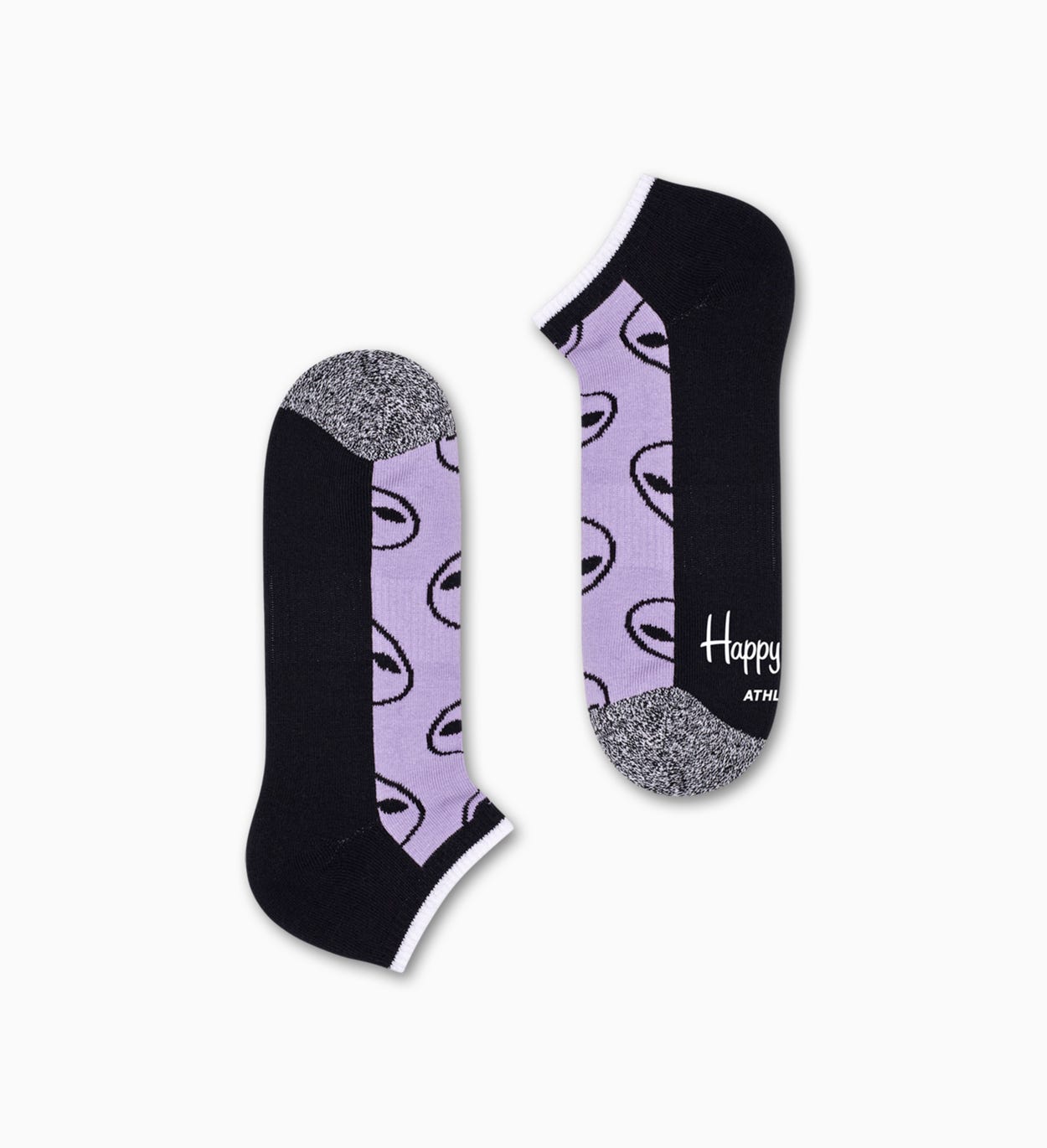 Lilafarbene niedrige Sportsocken: Alien - ATHLETIC | Happy Socks