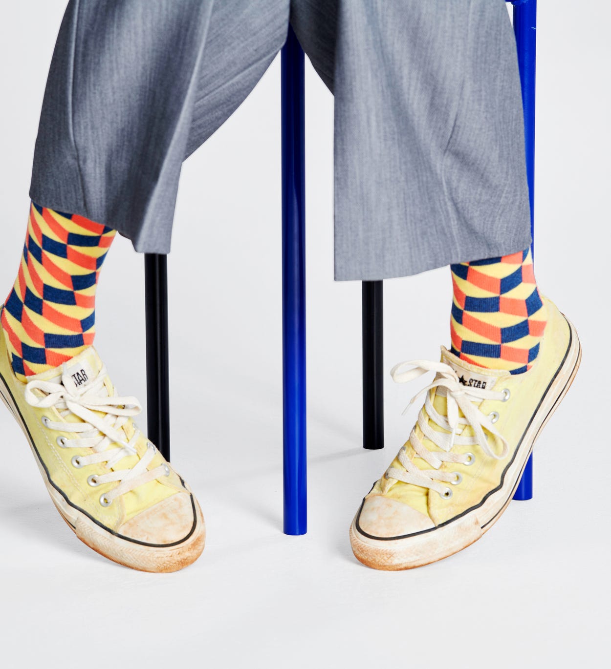 Filled Optic Socken, Gelb | Happy Socks