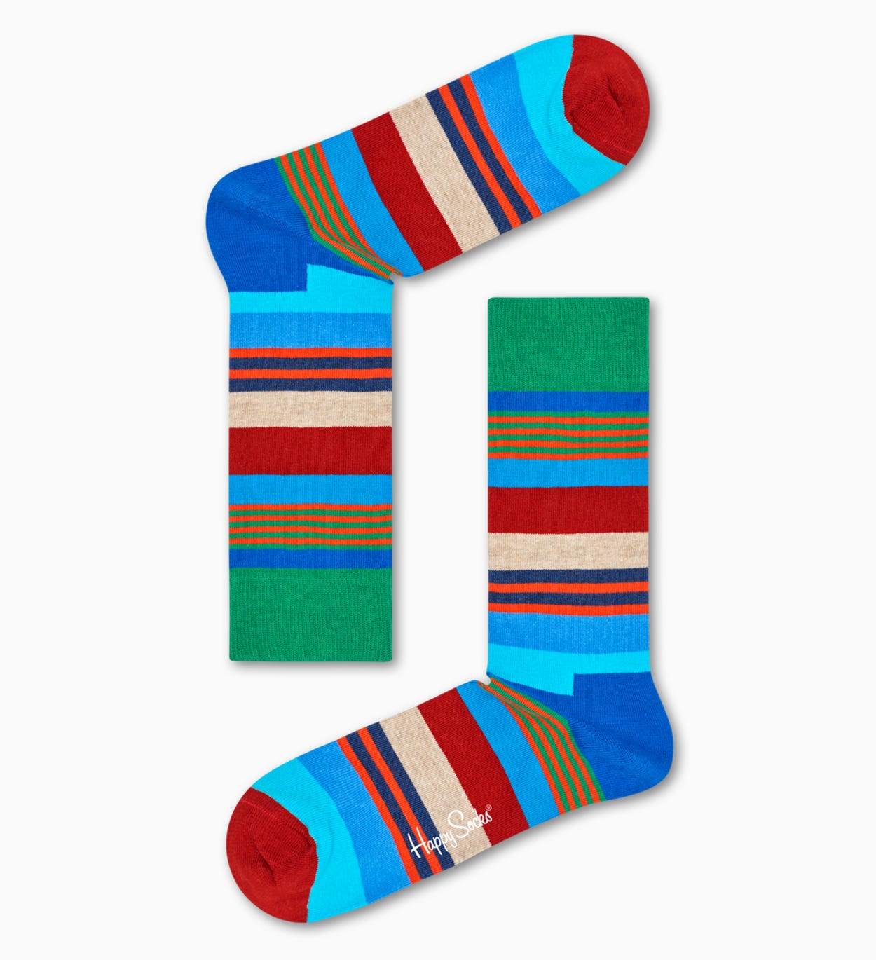 Blue socks: Multi Stripe pattern | Happy Socks