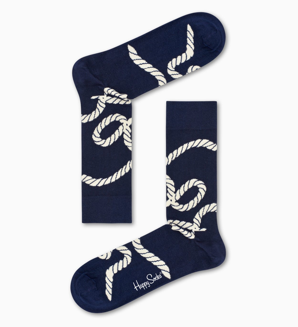 Blue socks: Rope pattern | Happy Socks