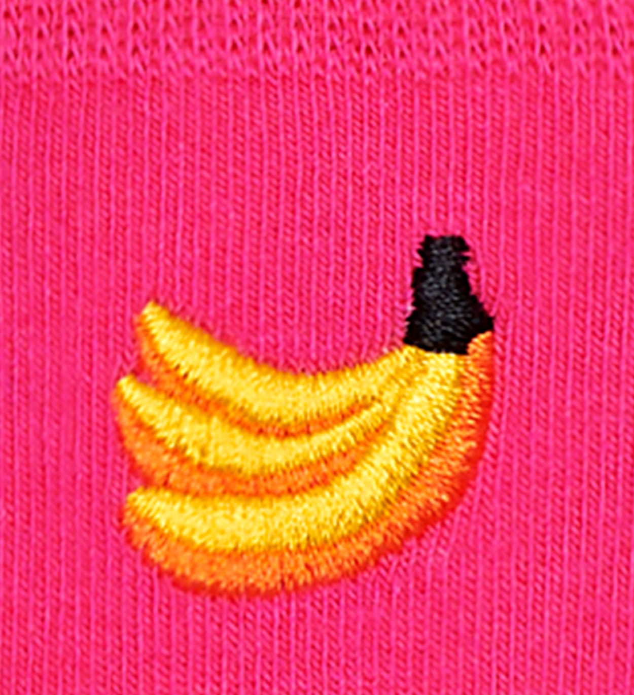 Embroidery Banana Socken, Pink | Happy Socks
