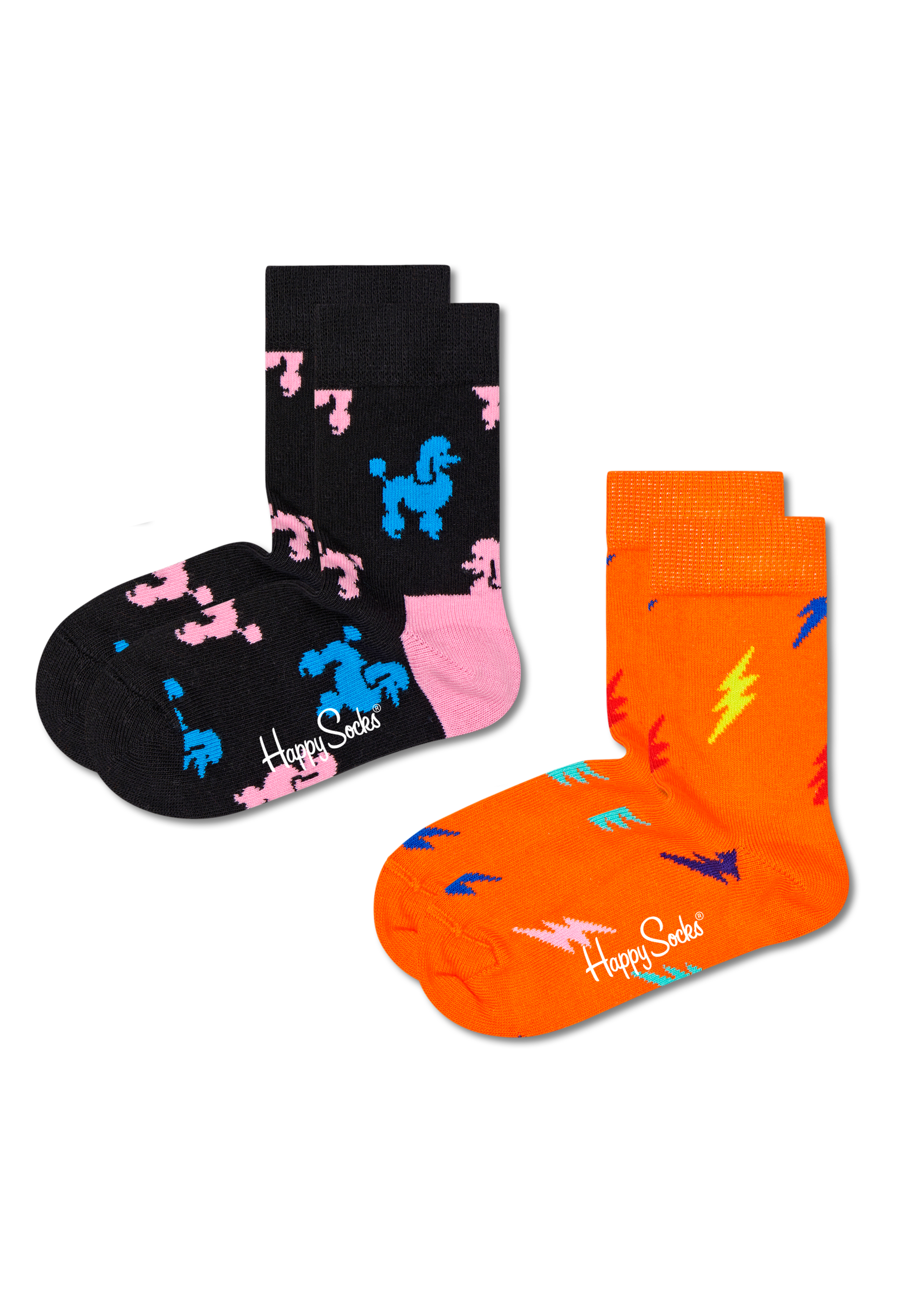 2-pack Kids Poodle Socks