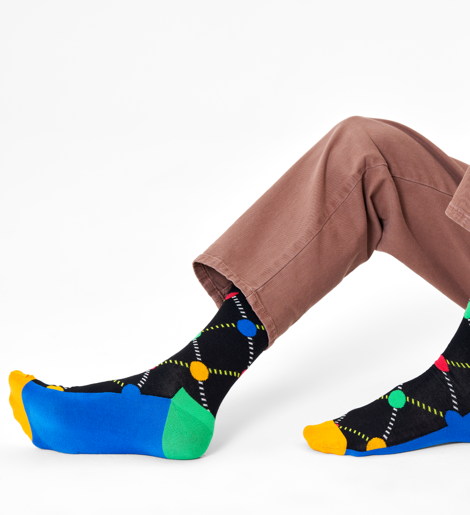 Argyle Dot Sock
