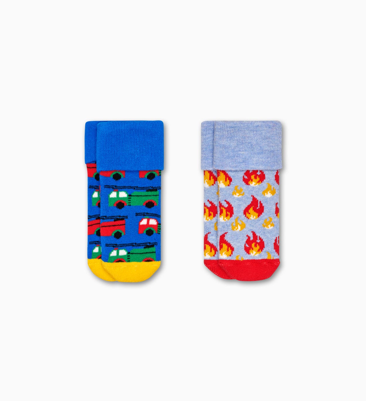 Terry Socken für Babys 2er-Pack: Feuer | Happy Socks