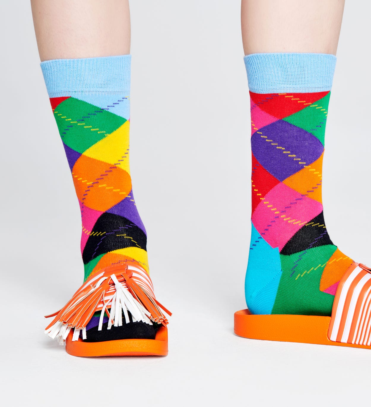 Argyle Socken, Grün | Happy Socks