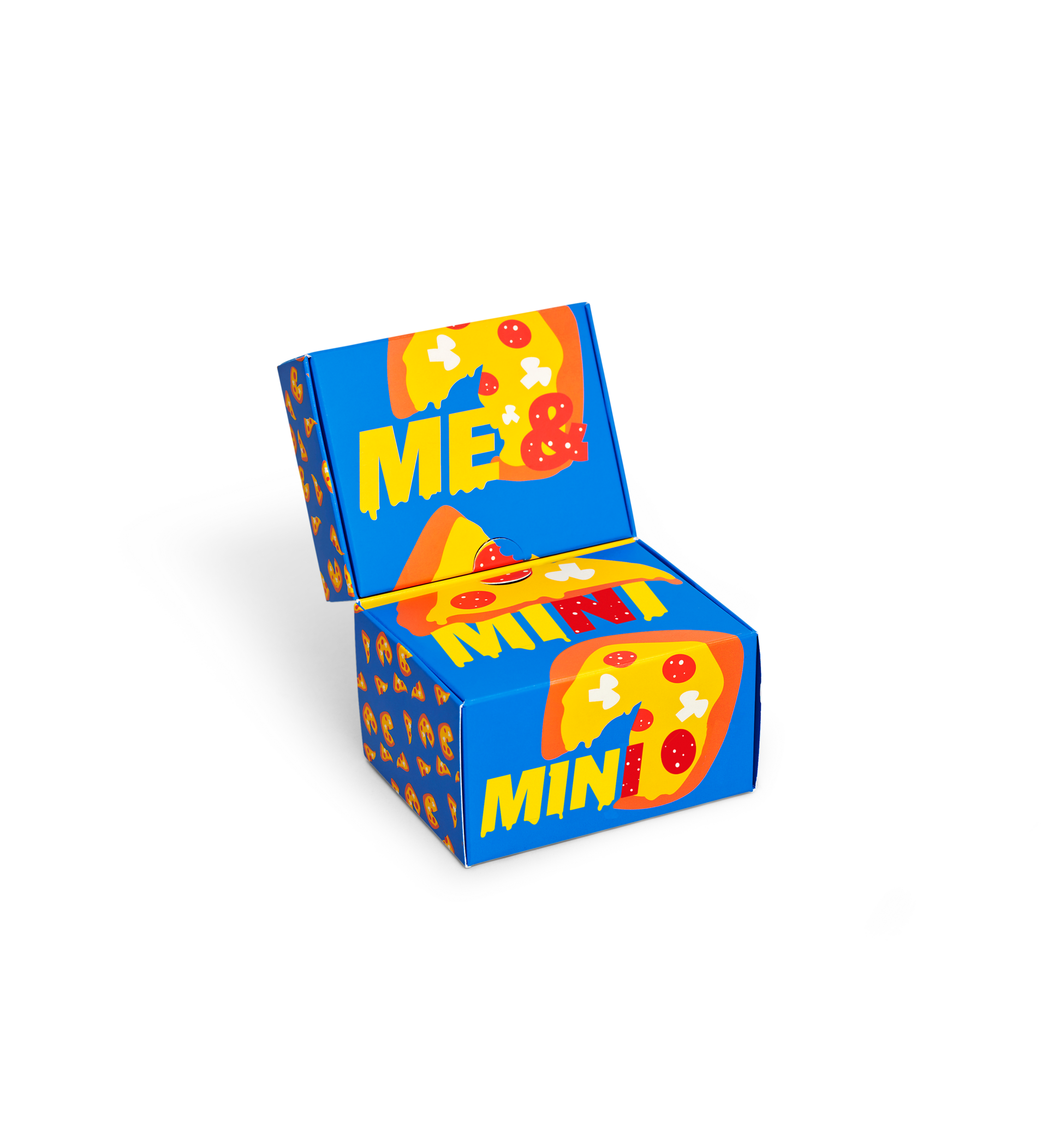 Kids Mini & Me Pizza Socks Boxed Gift Set Happy Socks 