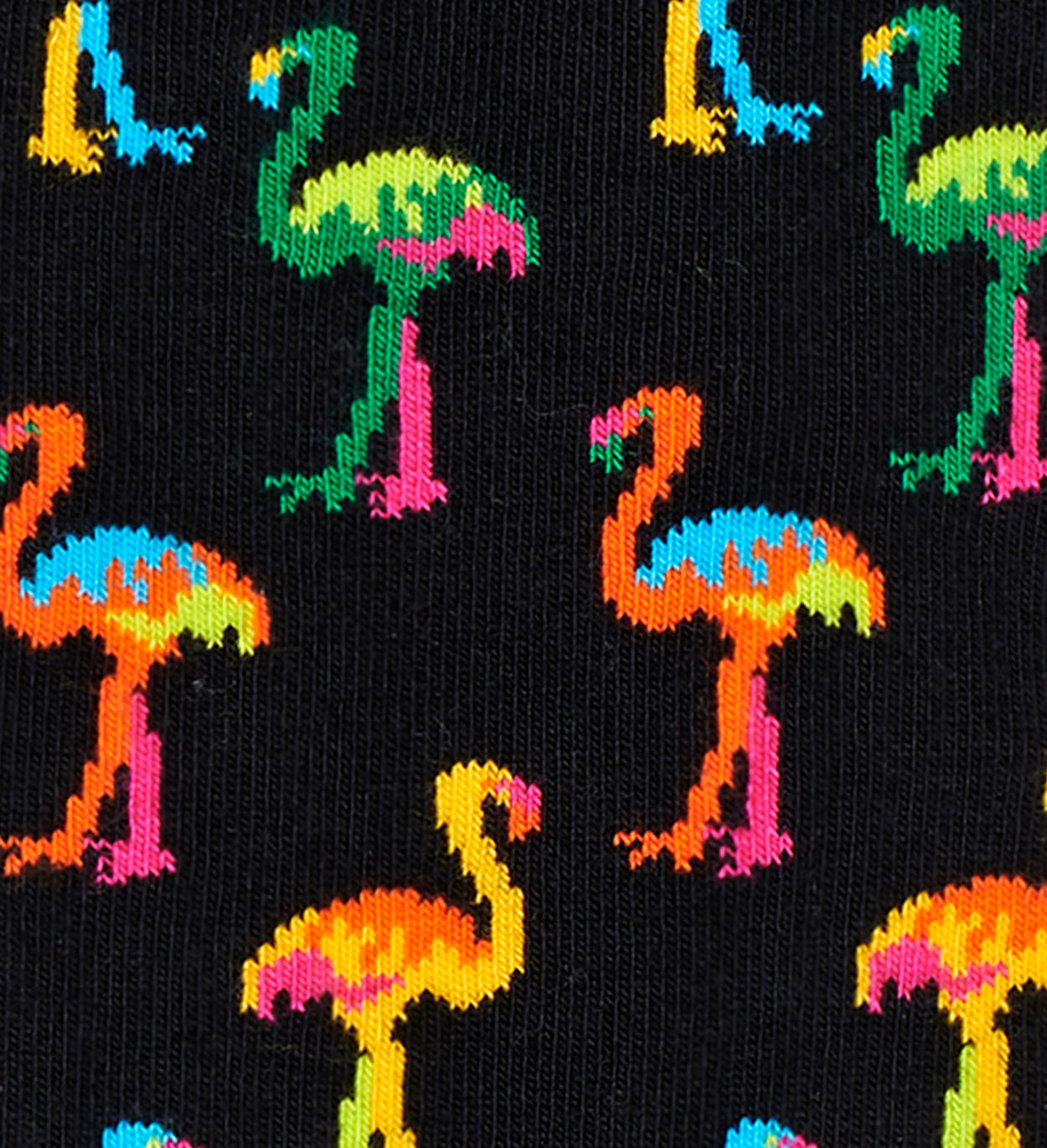 Flamingo Socken, Schwarz | Happy Socks