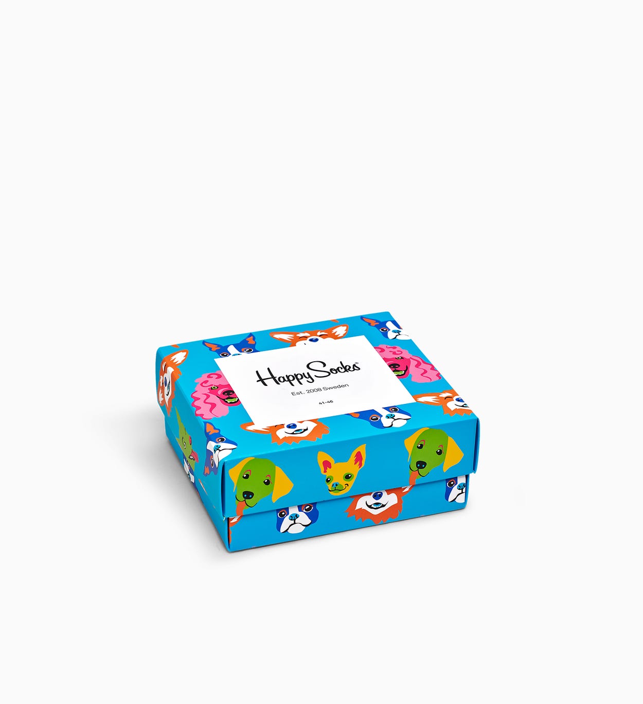 Dog gaveæske, blå | Happy Socks