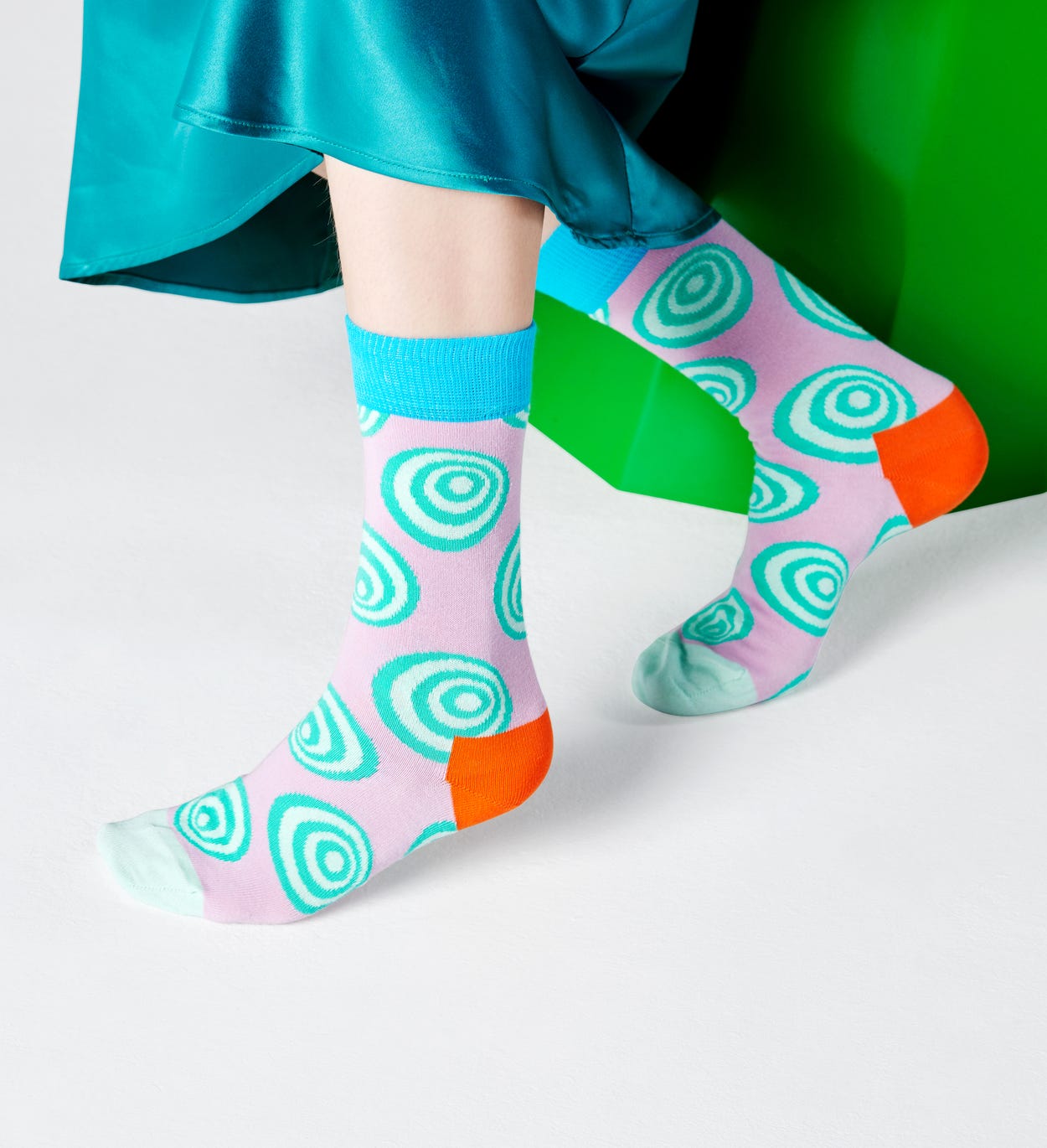 Crazy Dot Socken, Lila | Happy Socks