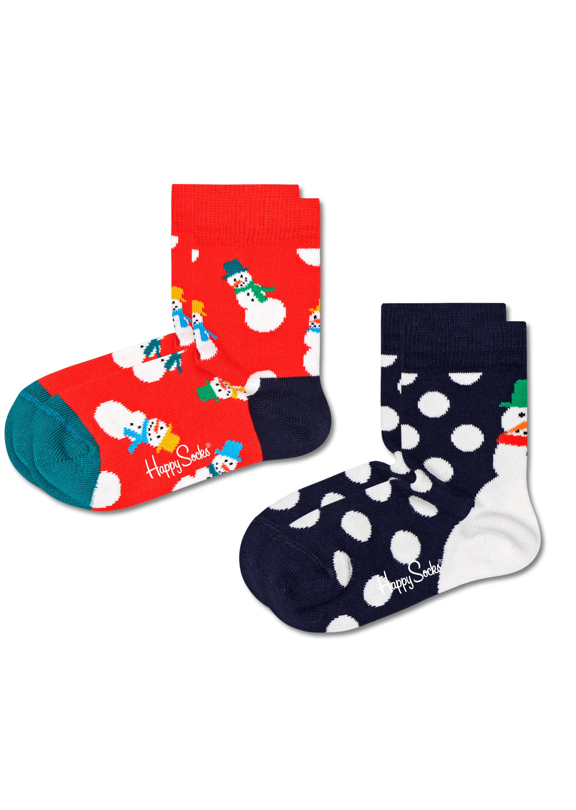 2-pack Kids Snowman Socks