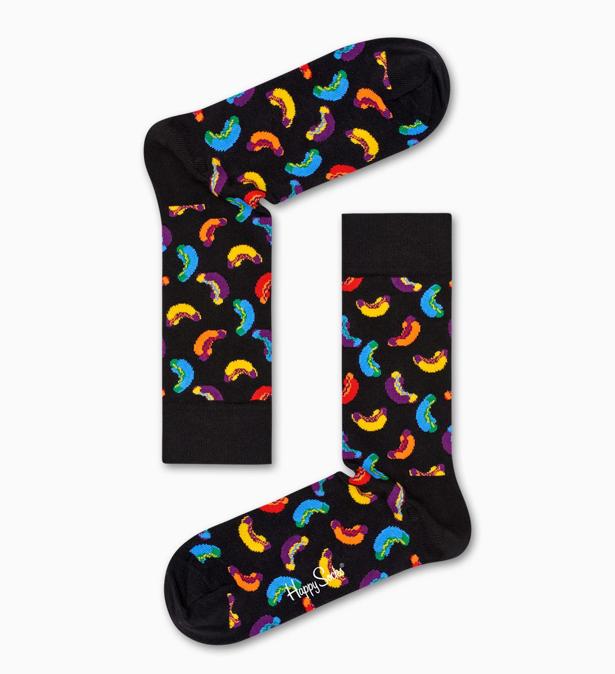 Black socks: Hotdog pattern | Happy Socks