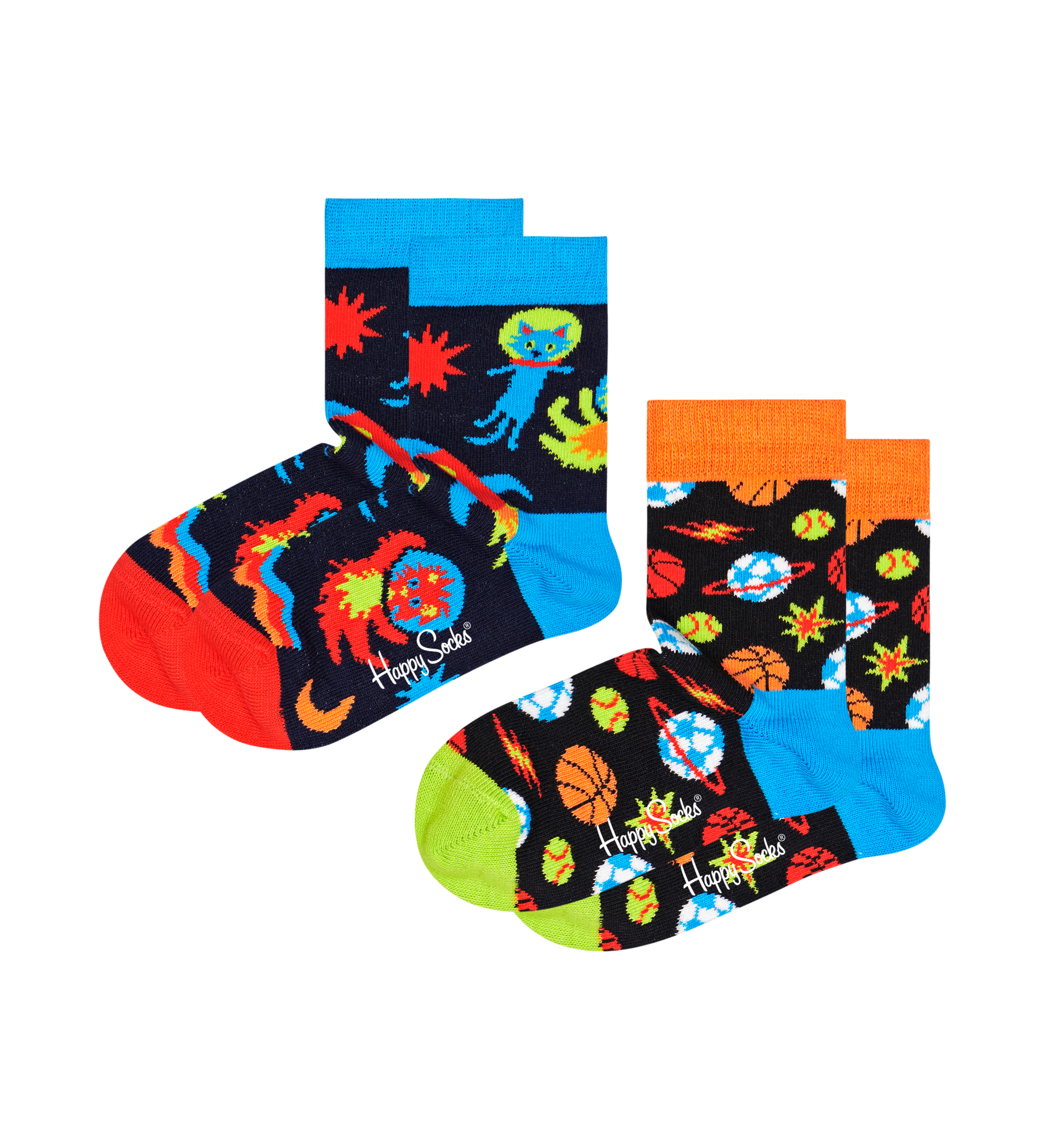 2-pack Kids Spacetime Socks
