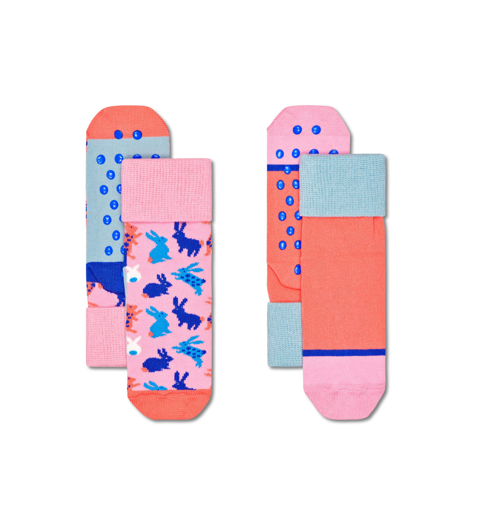 2-Pack Kids Bunny Anti Slip