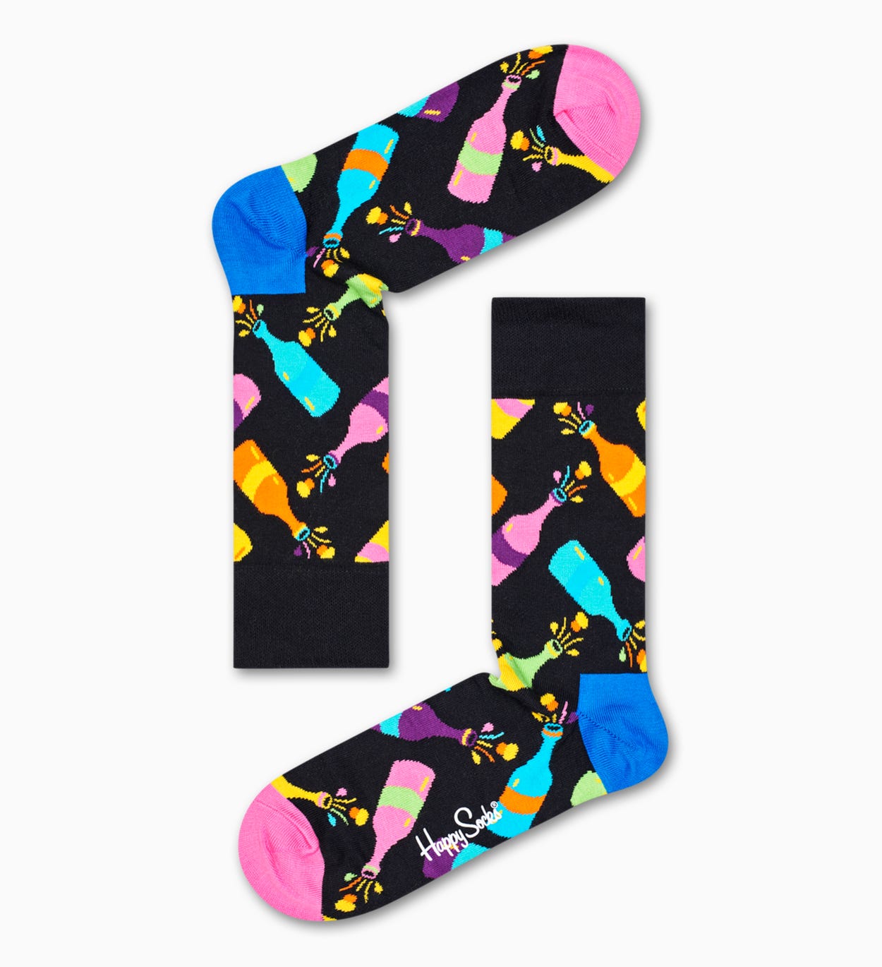 Gelbe New Year's Geschenkbox | Happy Socks