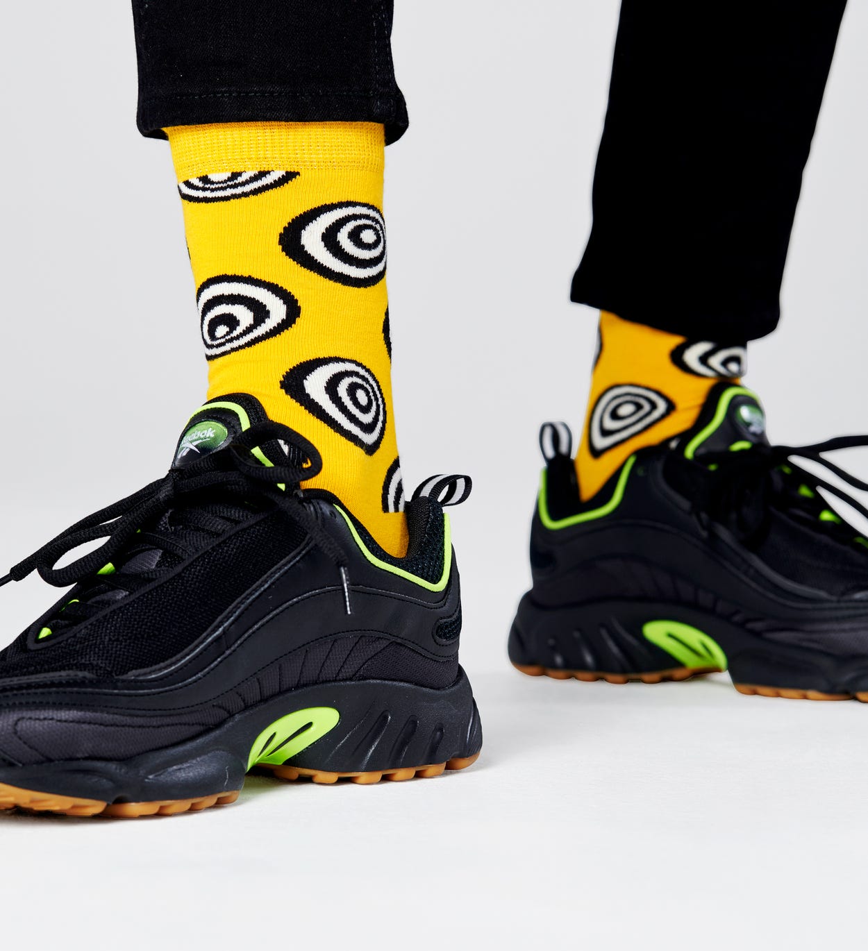 Crazy Dot Socken, Gelb | Happy Socks