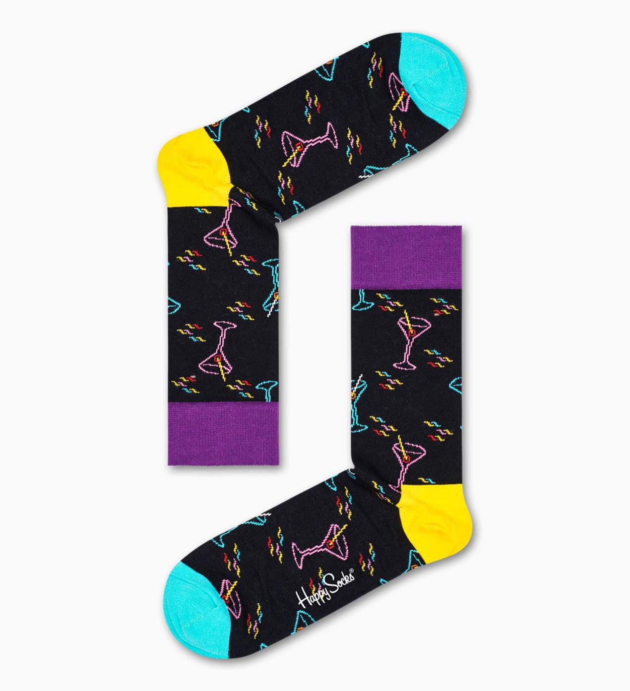 Gelbe New Year's Geschenkbox | Happy Socks