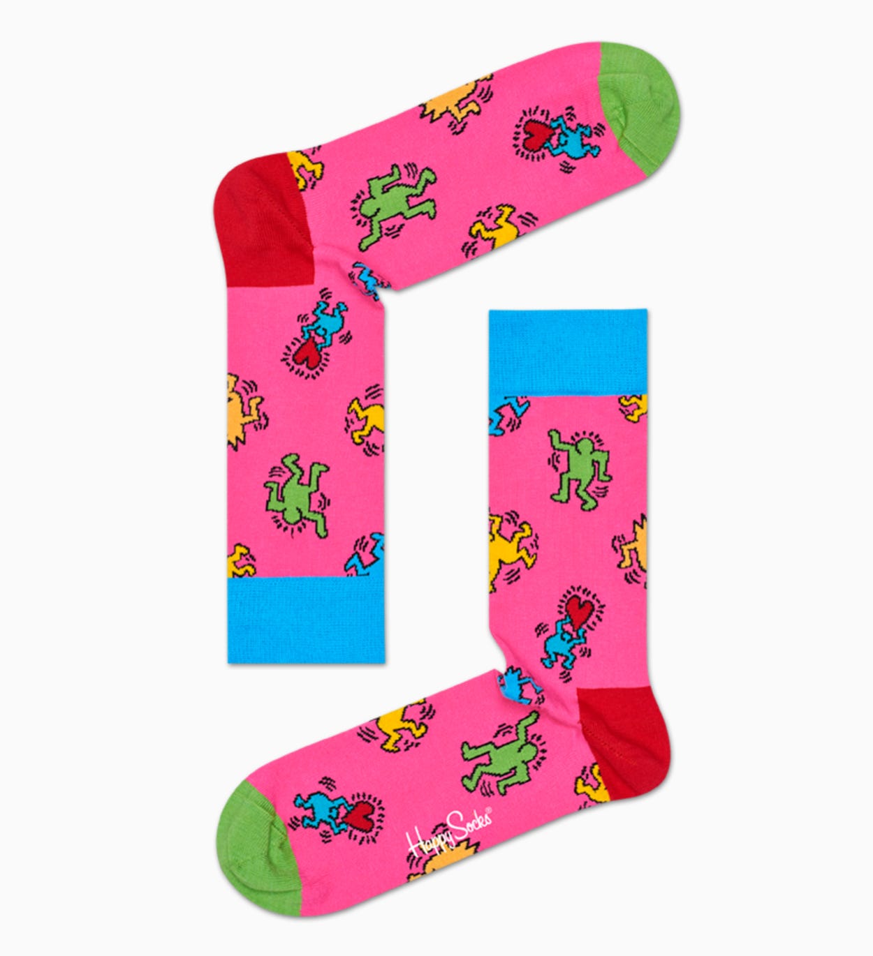 Happy Socks x Keith Haring: Dancing Socken