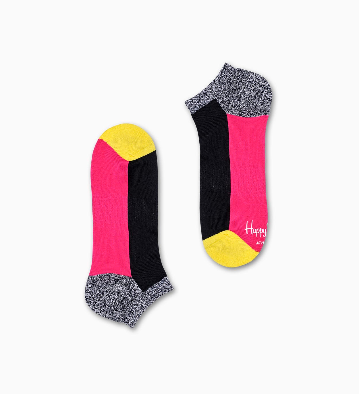 2er-Pack Big Dot Sneakersocken, Grau - ATHLETIC | Happy Socks