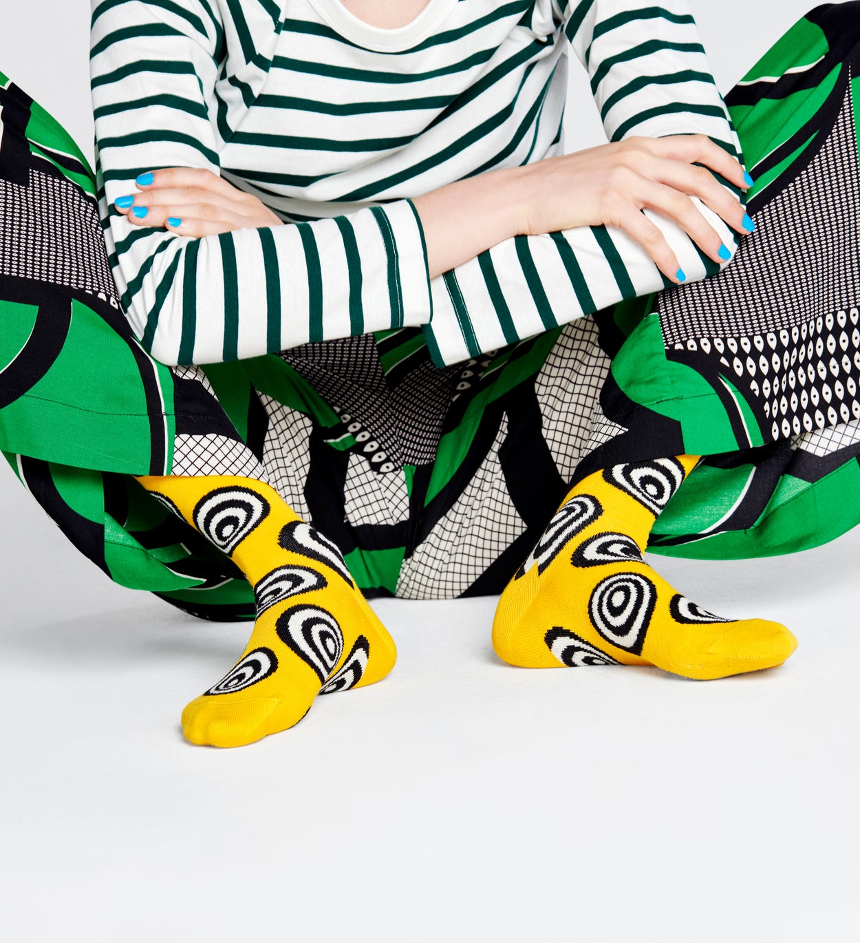 Crazy Dot Socken, Gelb | Happy Socks