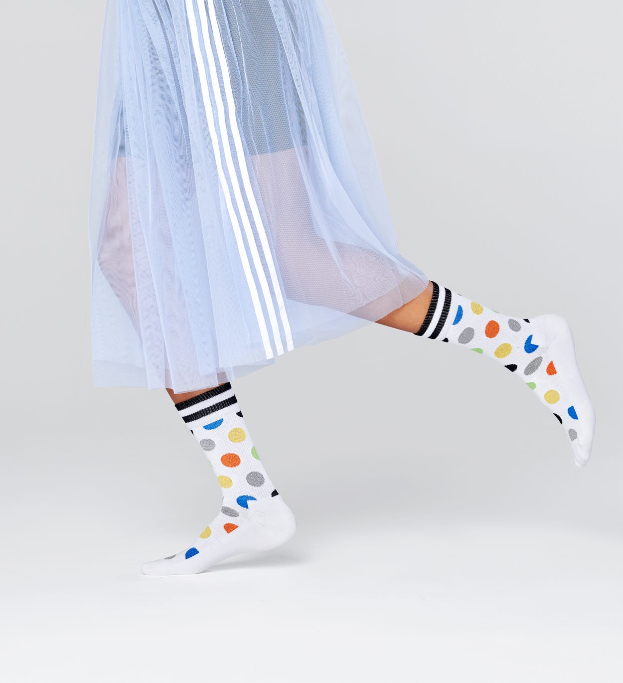 Big Dot Socken, Weiß - ATHLETIC | Happy Socks