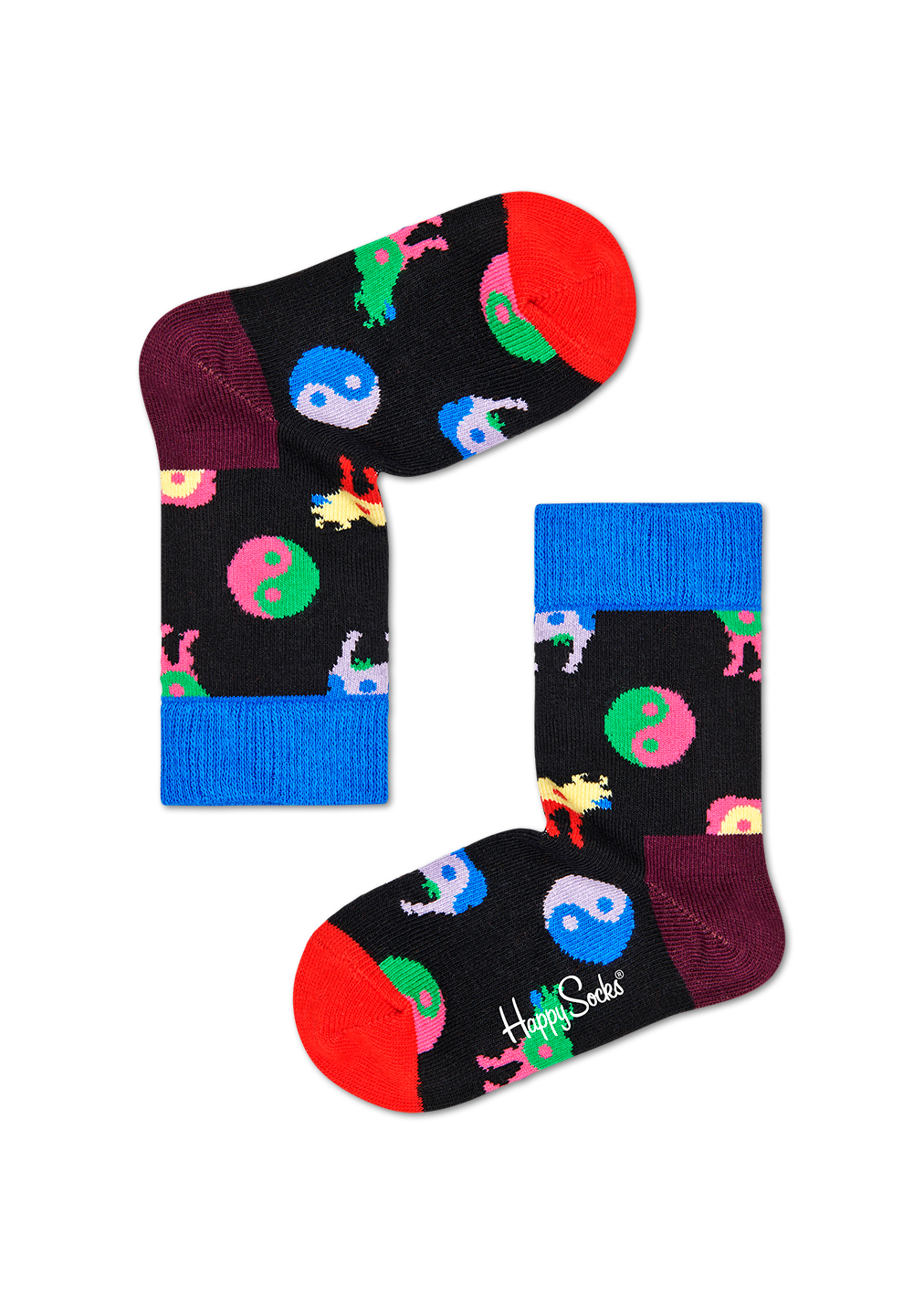 Kids Yin Yang Cow Sock