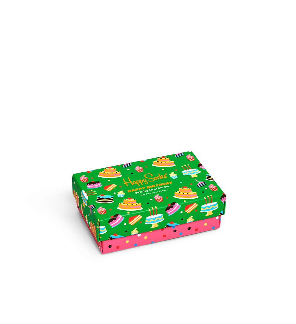 Kids Birthday Socks Gift Set