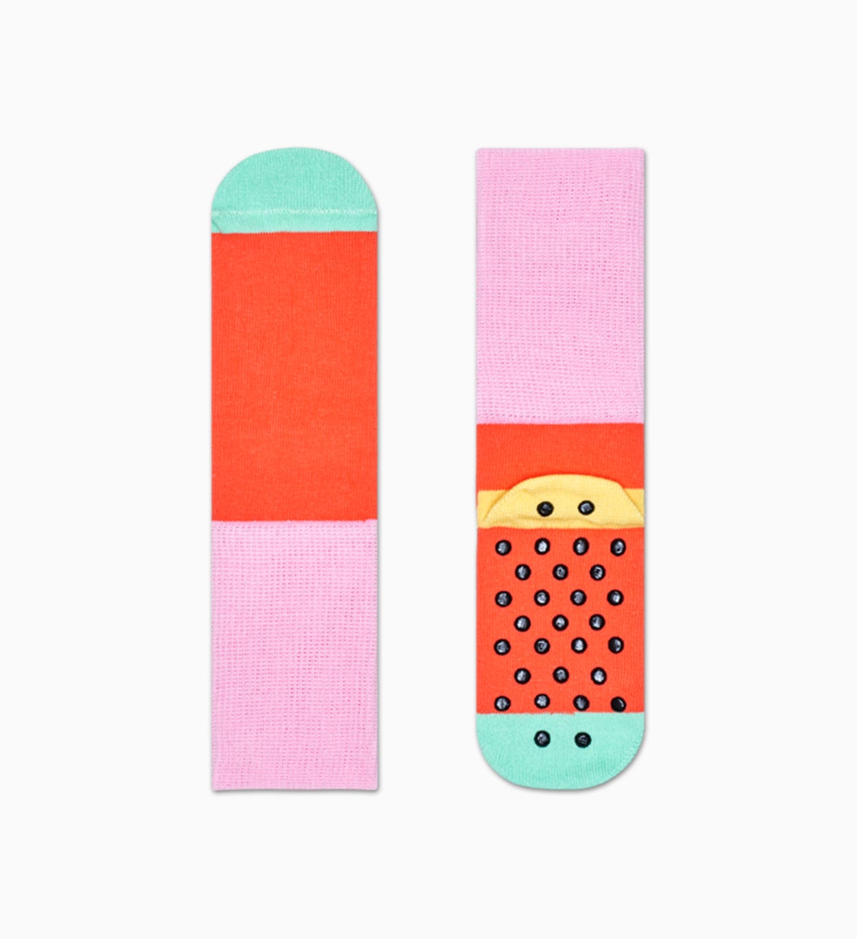 Anti-slip Socken für Kinder 2-PACK: Banana | Happy Socks