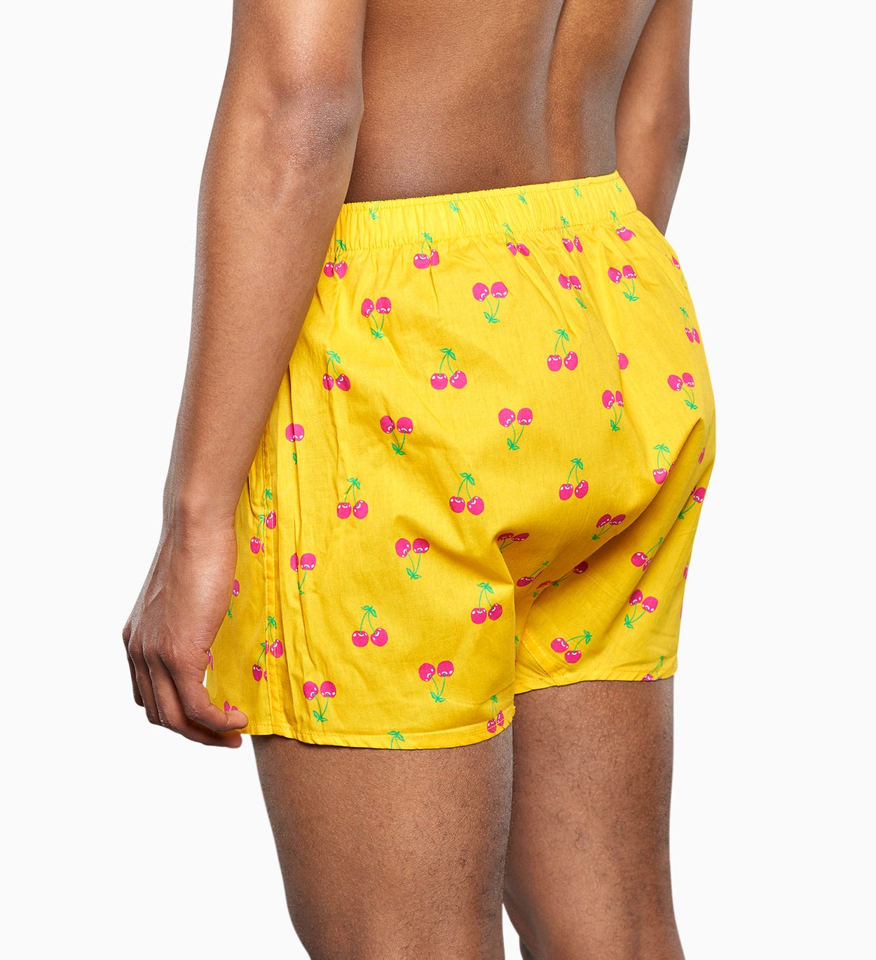 Gelber Men's Boxer: Cherry Style | Happy Socks
