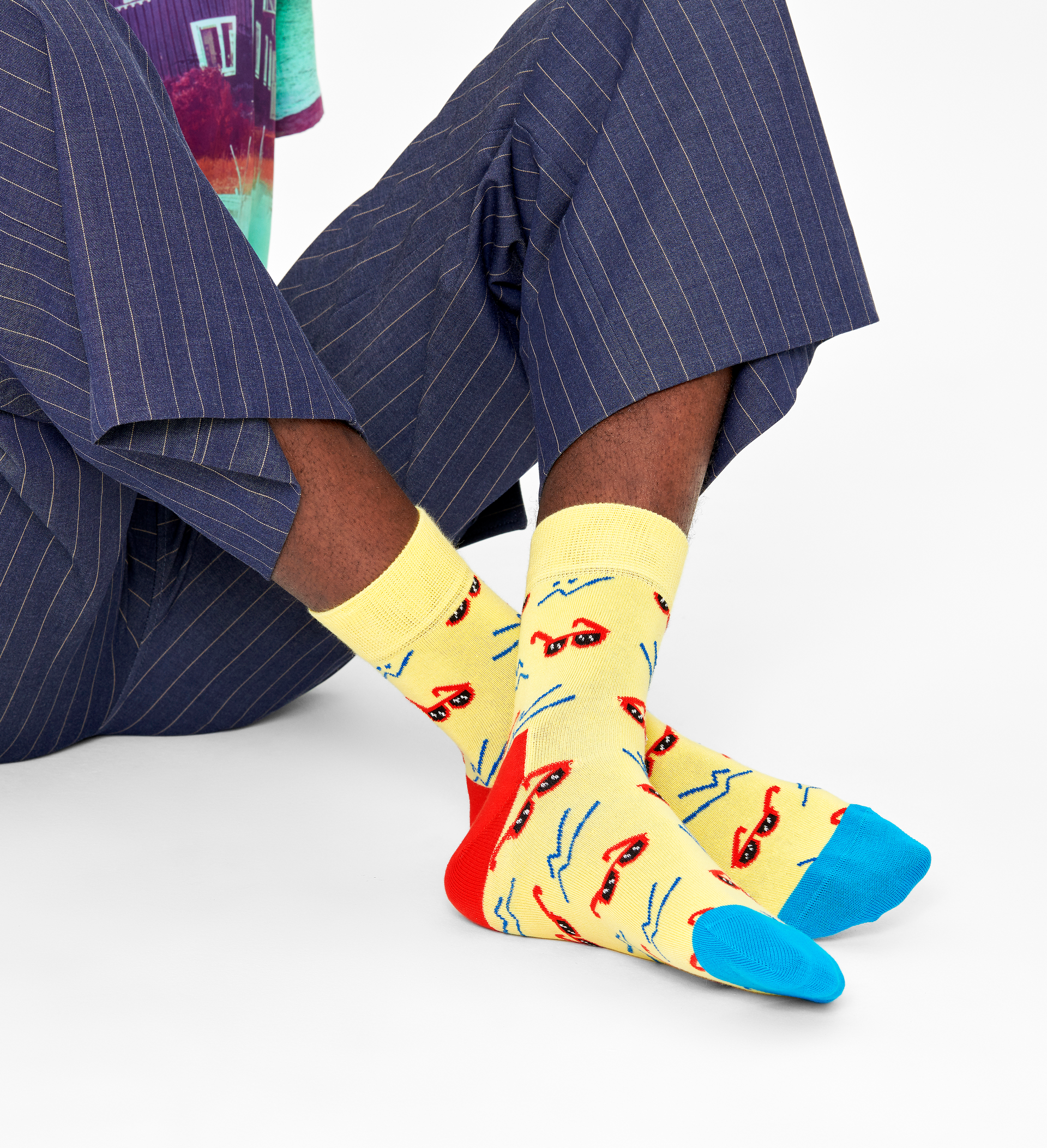 Sunny Days 1/2 Crew Sock