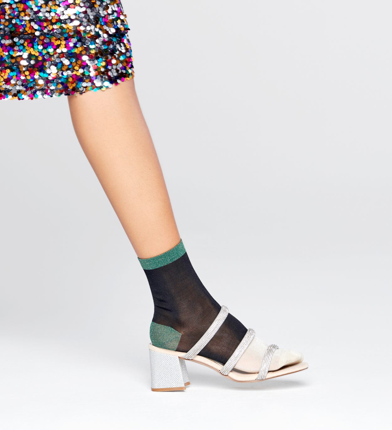 Damen Sneaker Socken: Liza - Schwarz | Hysteria