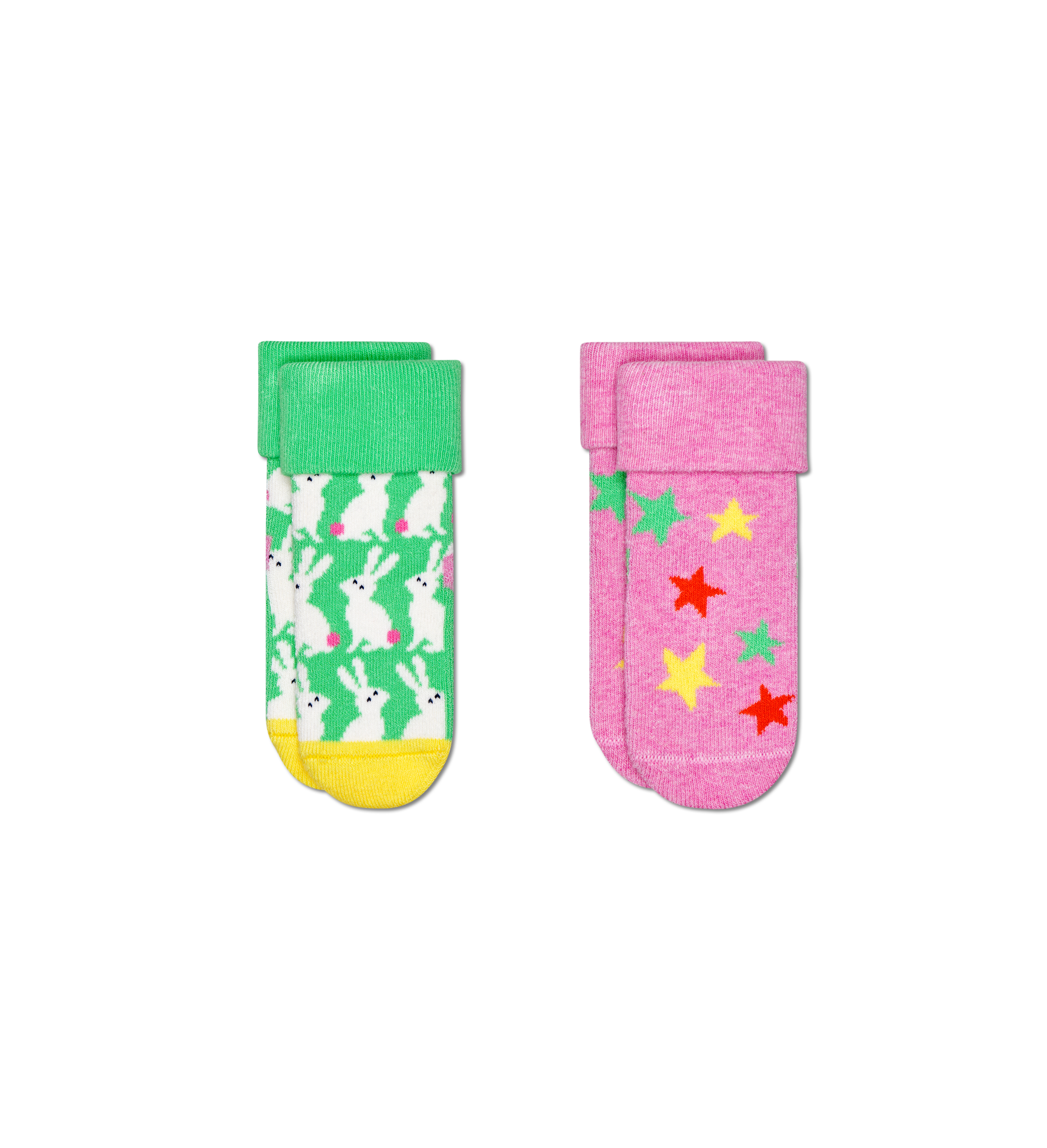 2-Pack Kids Bunny Terry Socks