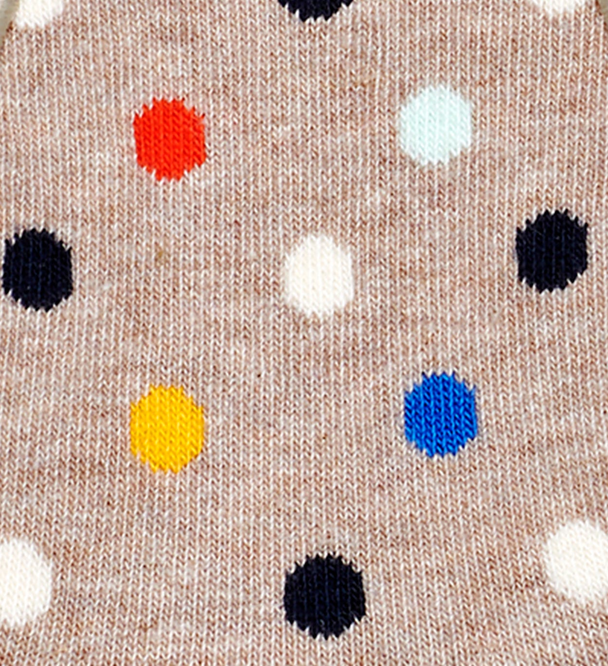 Weiße Füßlinge: Dot Muster | Happy Socks