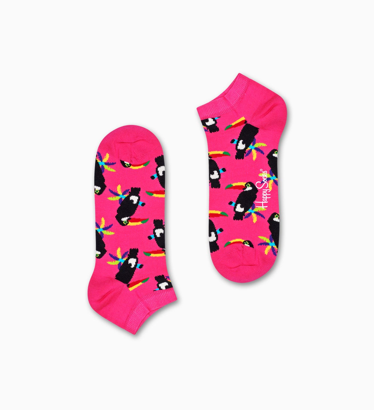 Toucan Sneakersocken, Pink | Happy Socks
