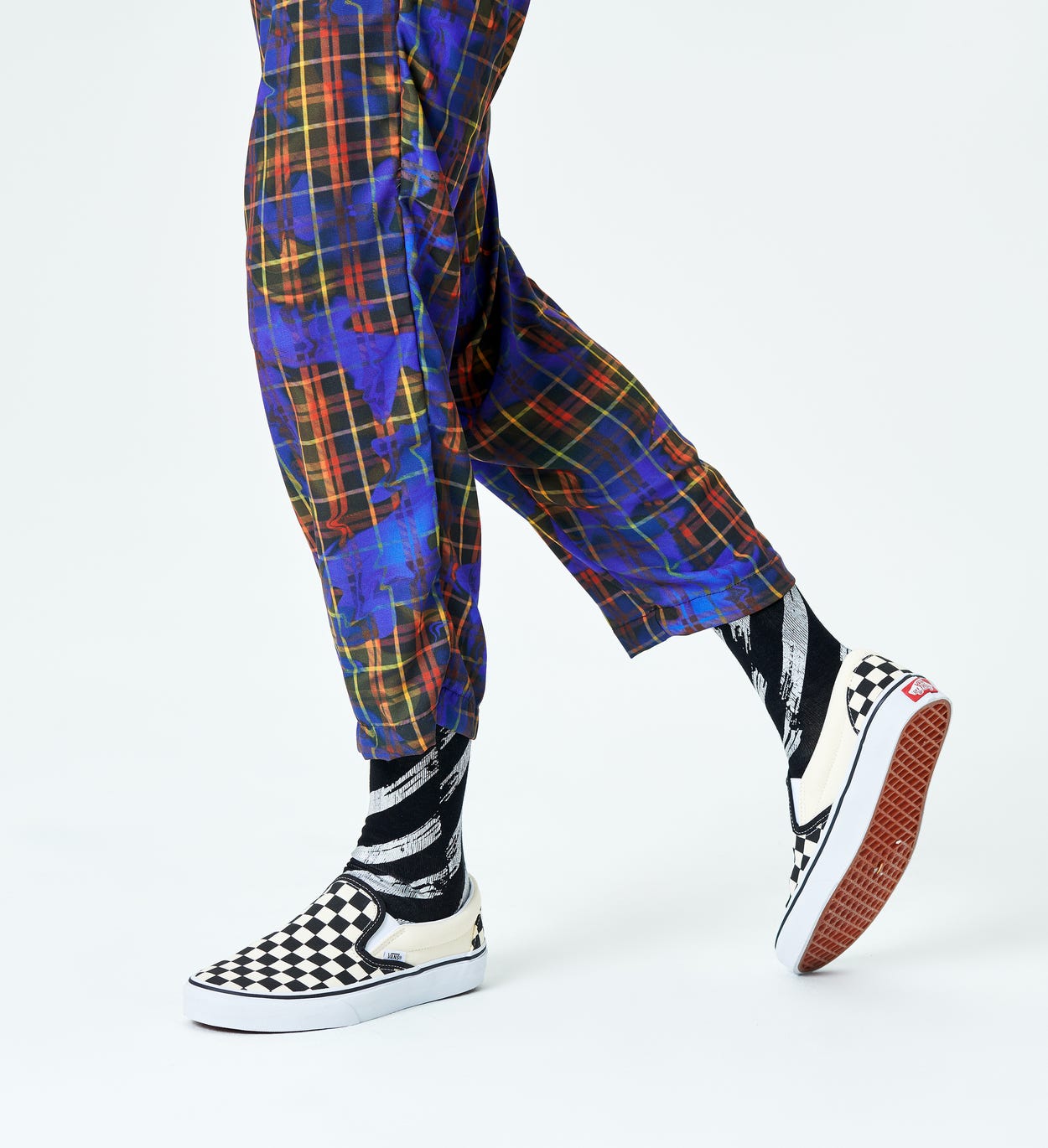 Black The Silver Lining Sock | Happy Socks