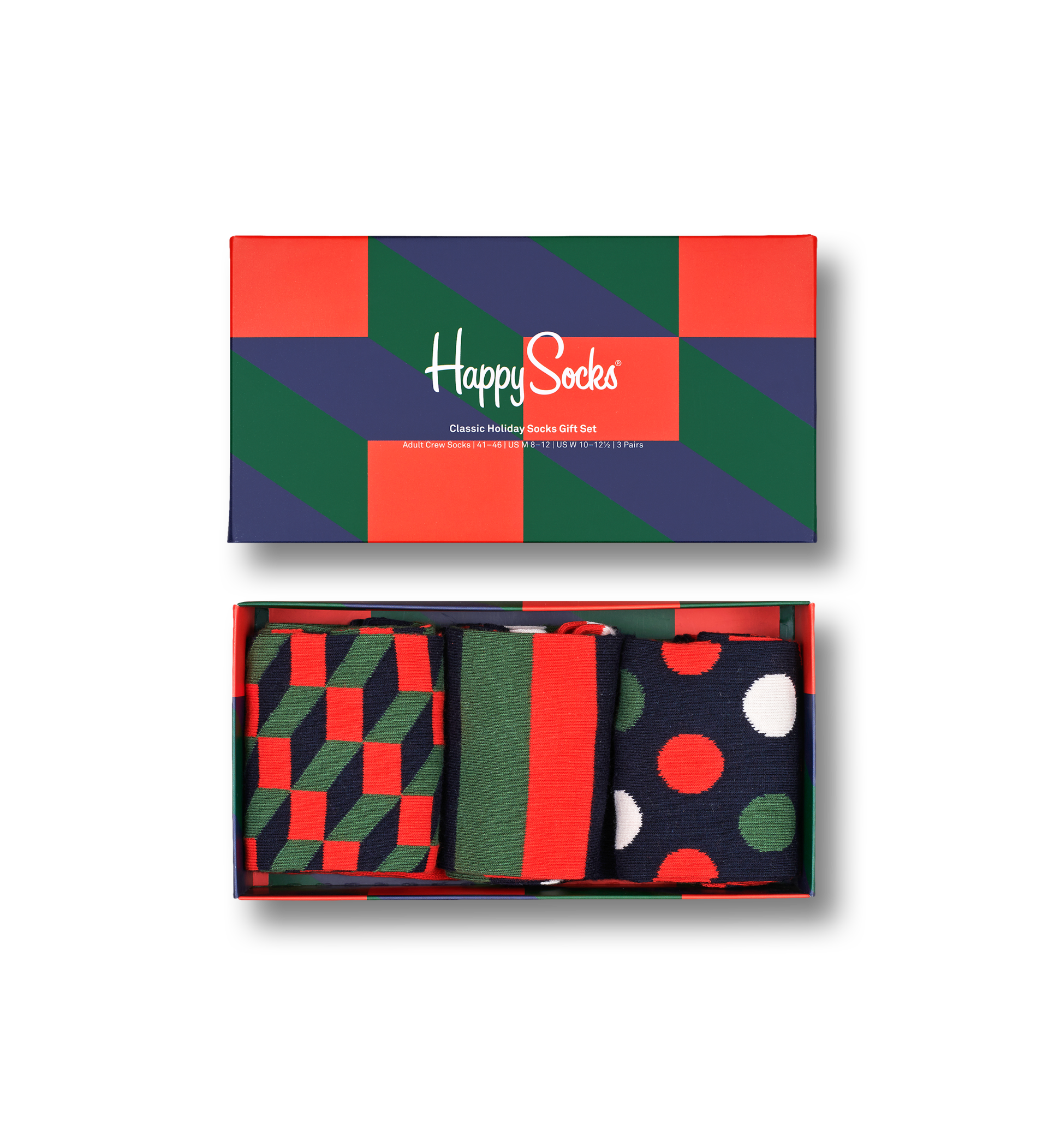 3-Pack Classic Holiday Socks Gift Set