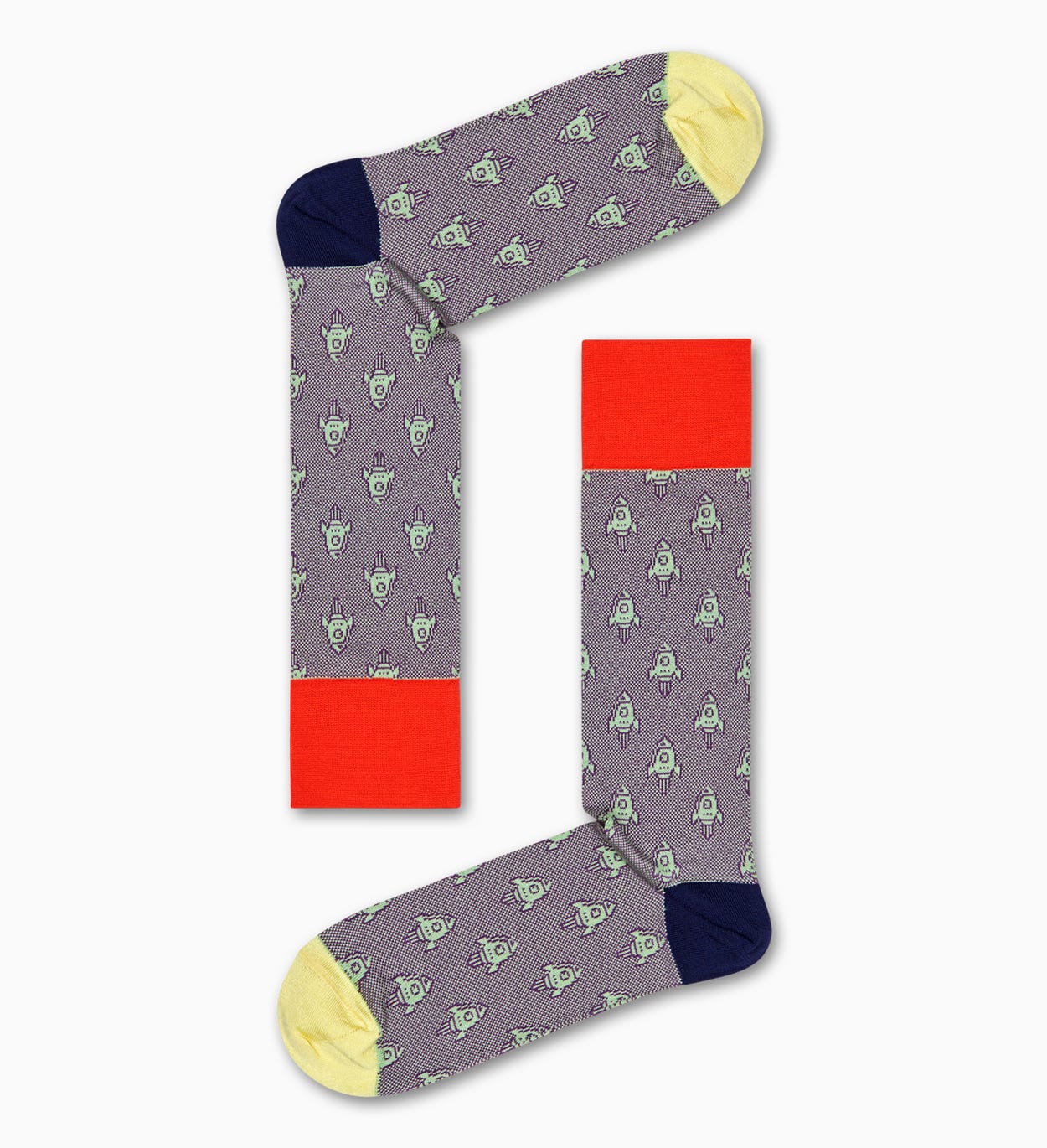 Rocket Socken, Grau - Dressed | Happy Socks