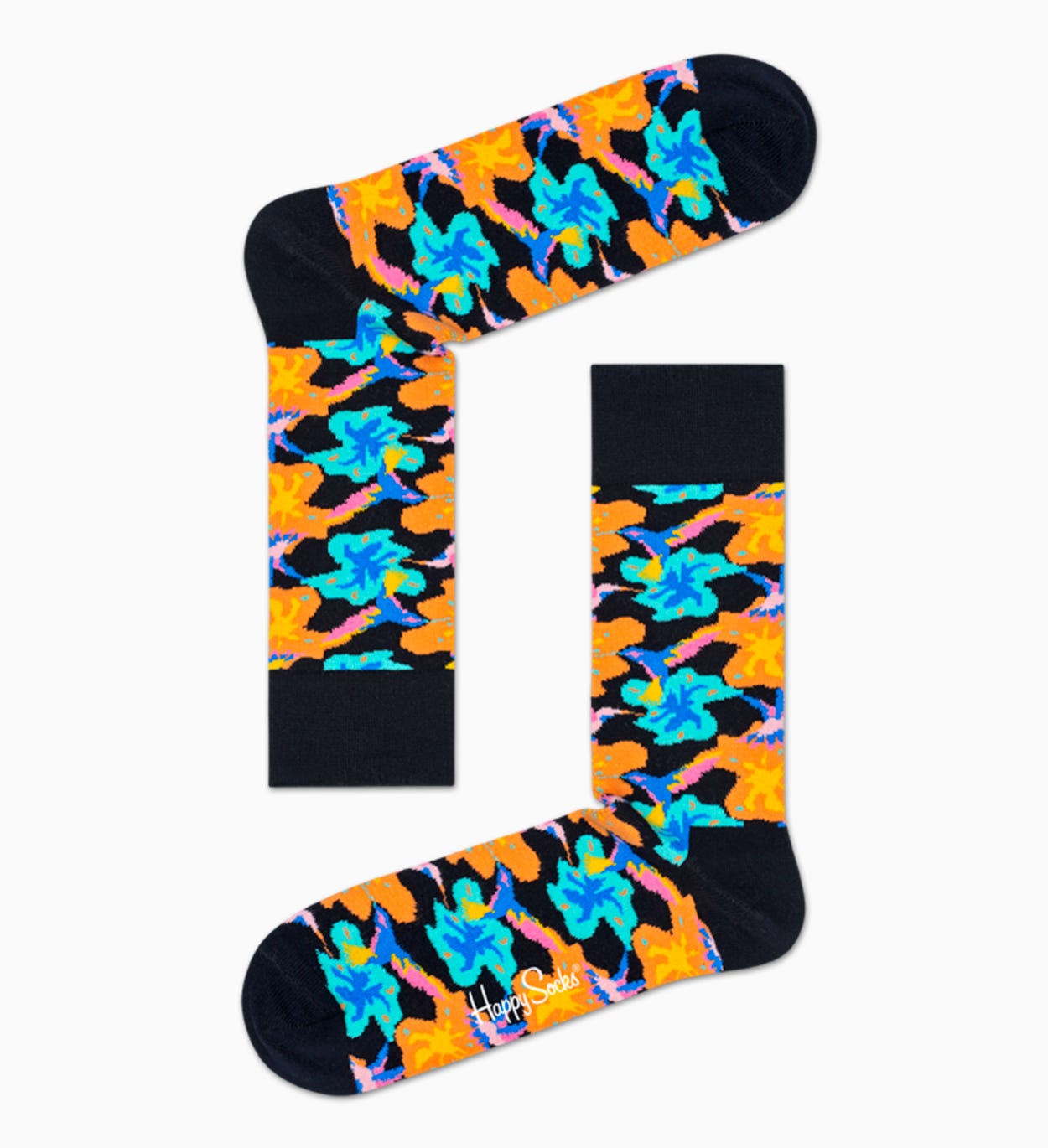Schwarze Socken: Hummingbird | Happy Socks