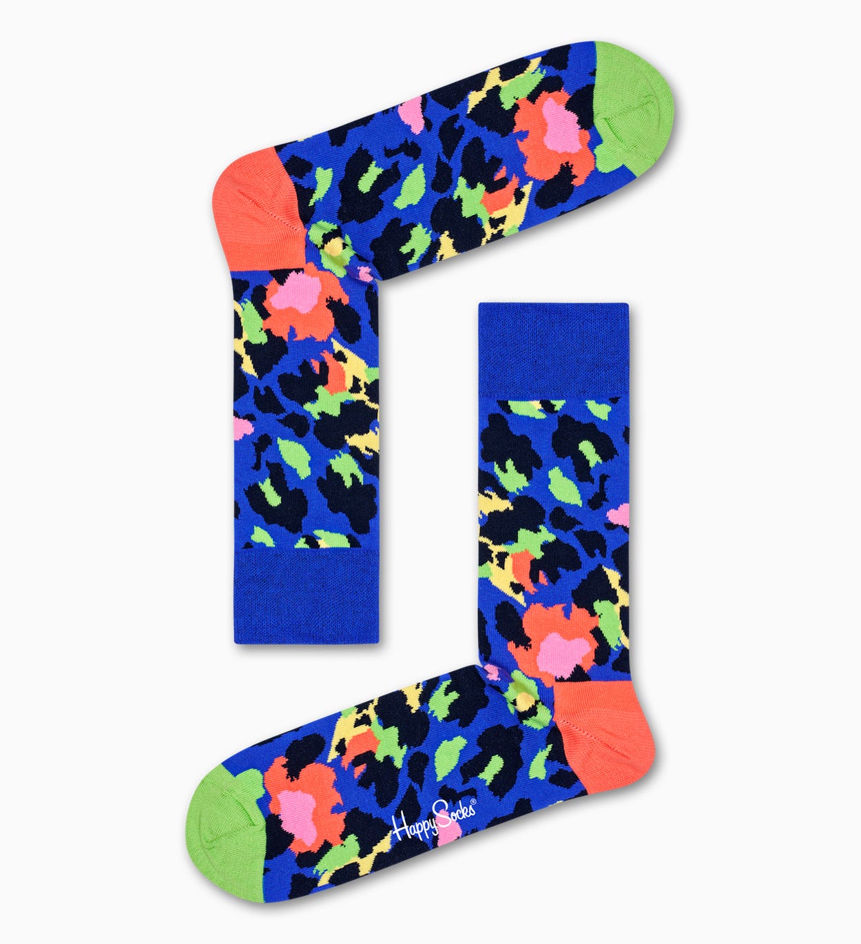 Leopard Socken, Lila | Happy Socks