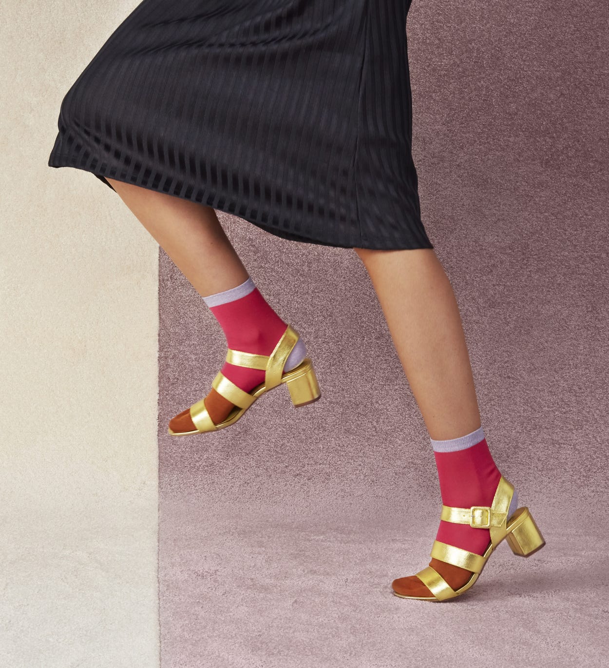 Pinke niedrige Socken: Liza | Hysteria by Happy Socks