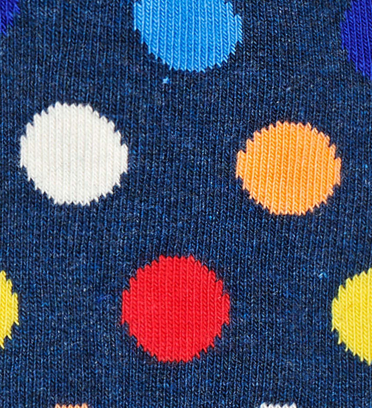 Blaue Anti-Rutsch Baby Socken: Big Dot | Happy Socks