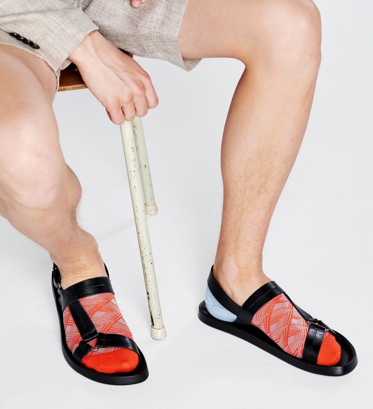 Dimension No-Show Socken, Orange - Dressed | Happy Socks