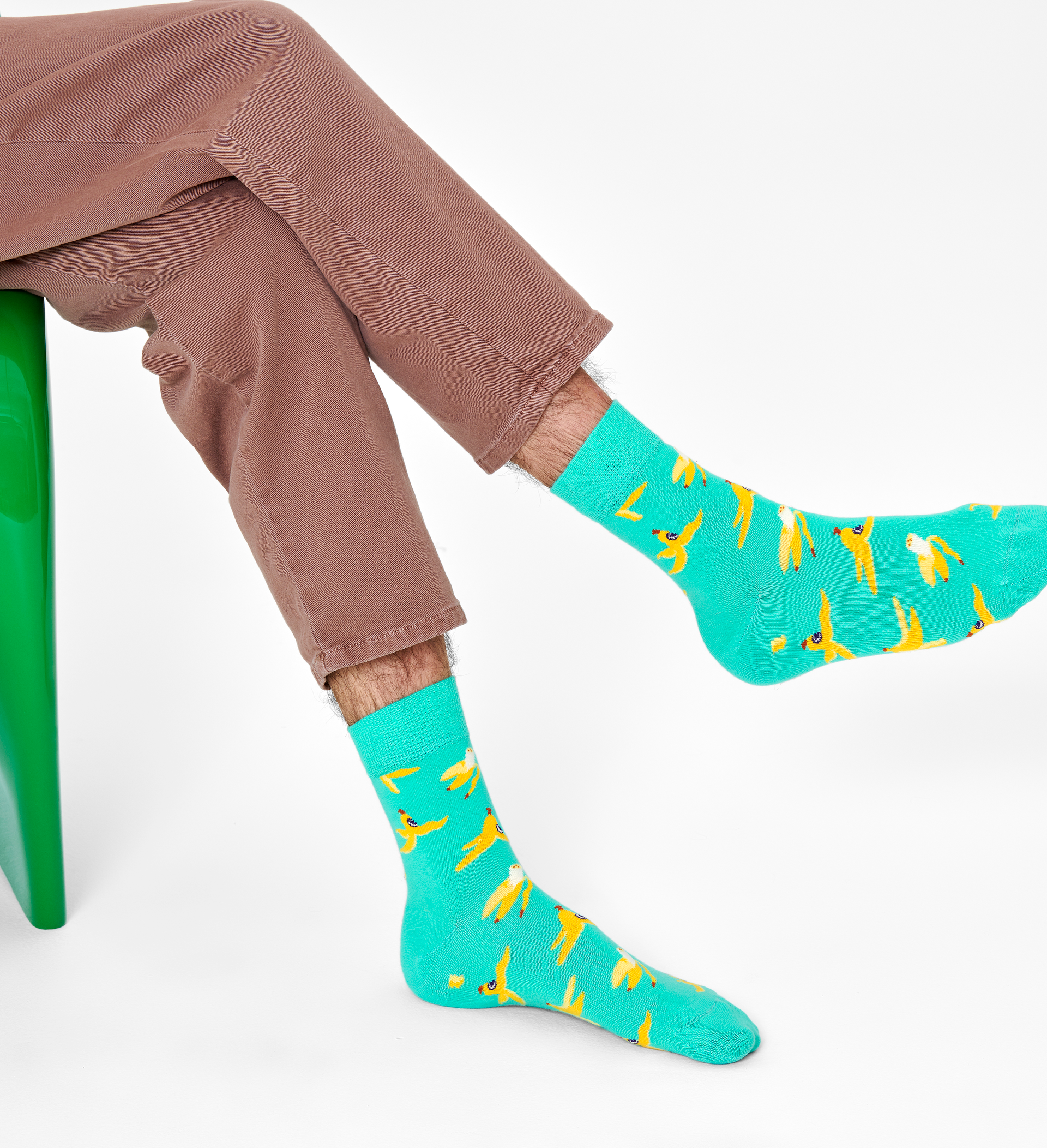 Banana Break 1/2 Crew Sock