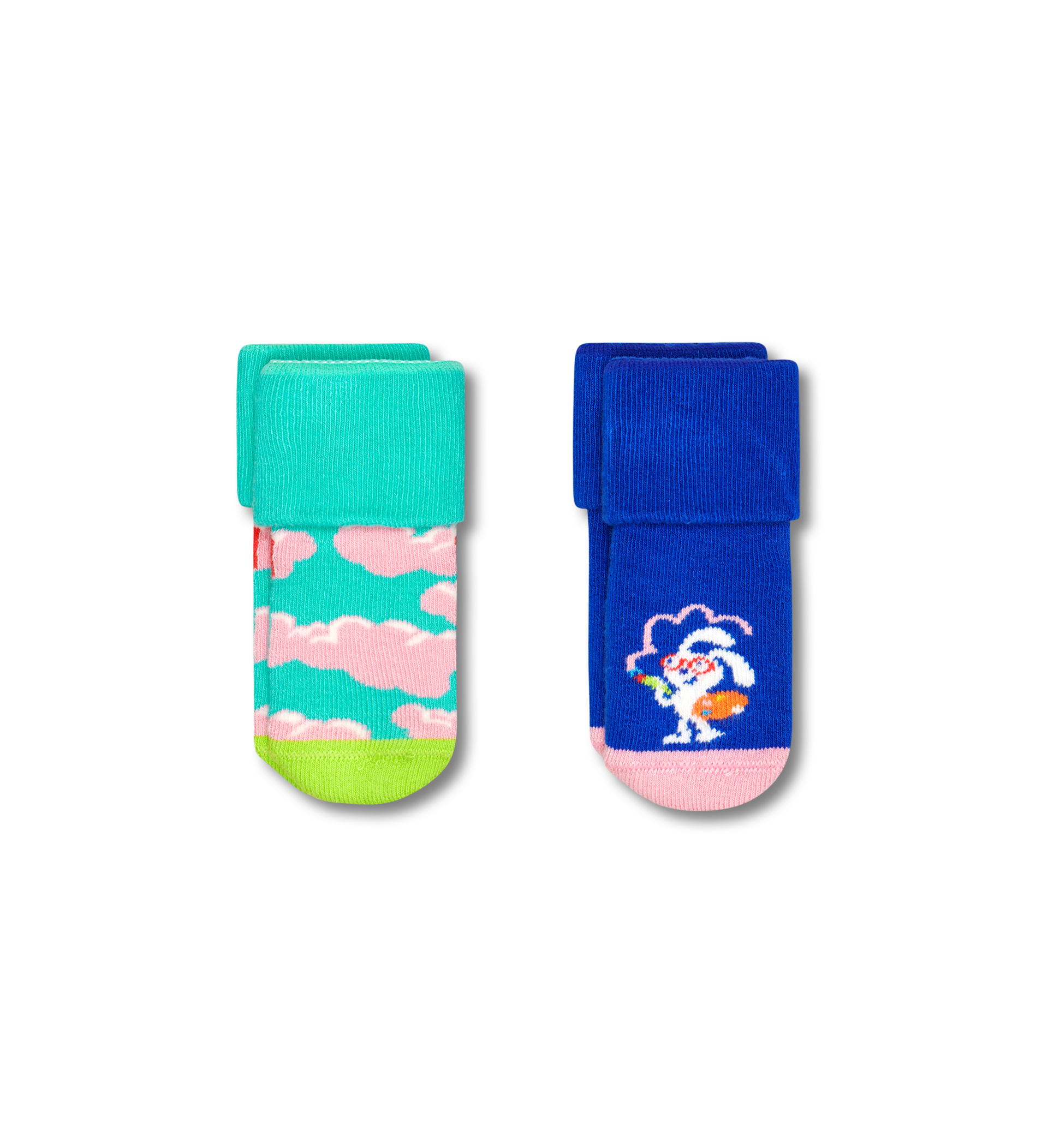 2-Pack Kids Clouds Terry Sock