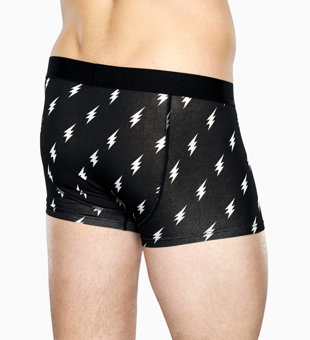 Flash Trunk, Schwarz - Herrenunterwäsche | Happy Socks