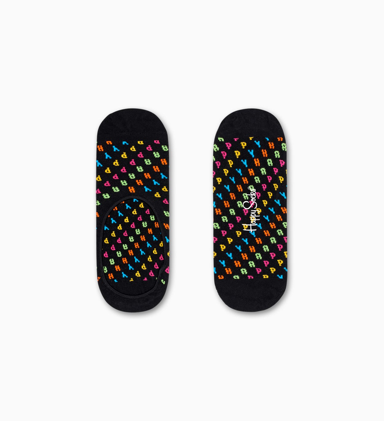 Schwarze Füßlinge: Happy | Happy Socks