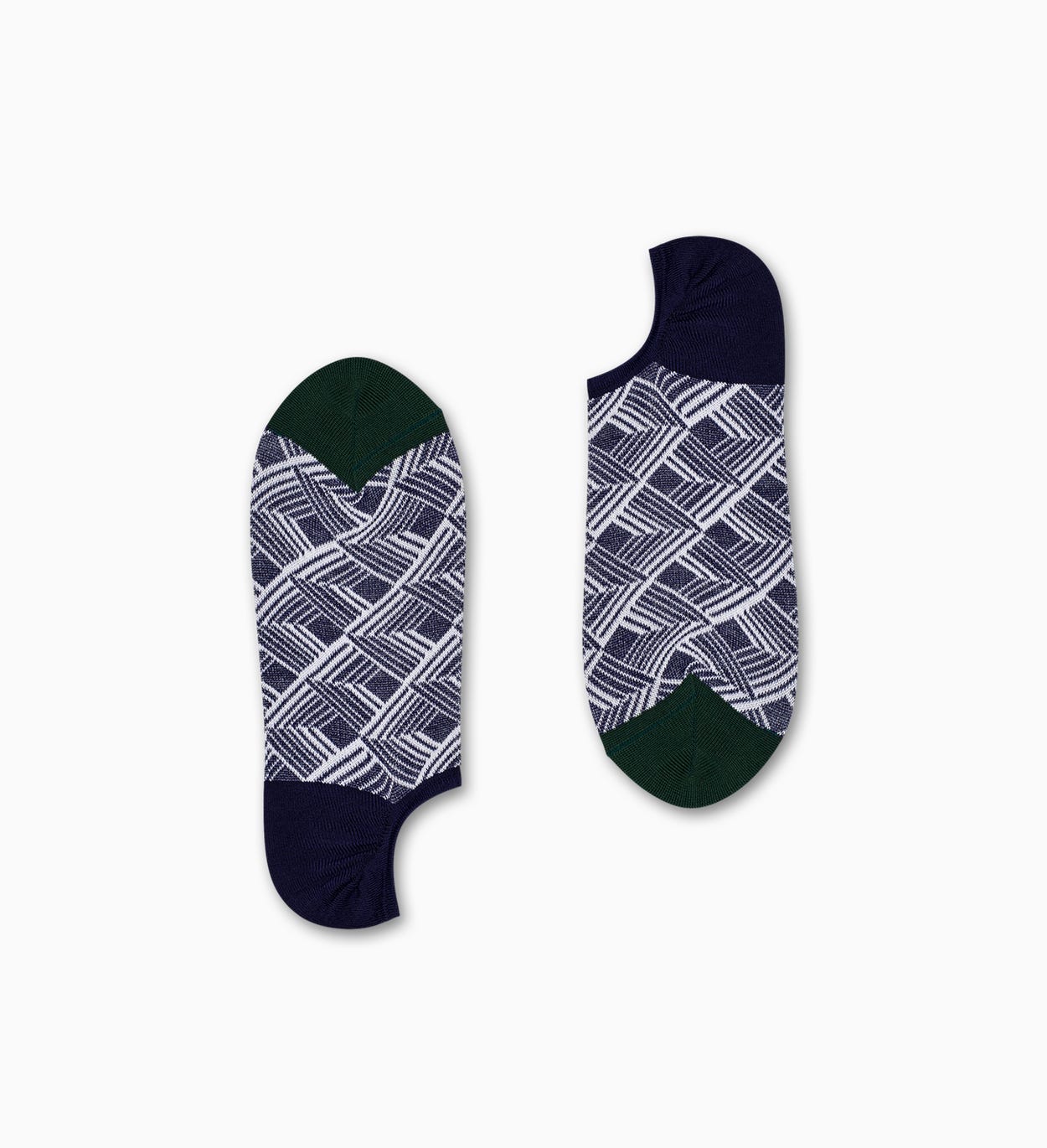 Dimension No-Show Socken, Schwarz - Dressed | Happy Socks